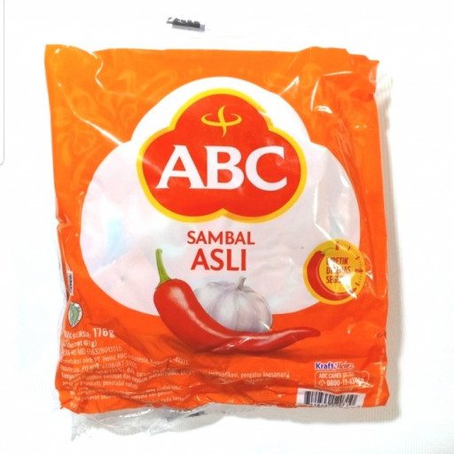 Abc SAMBAL ASLI Kemasan Pack Plastik Isi 175gr