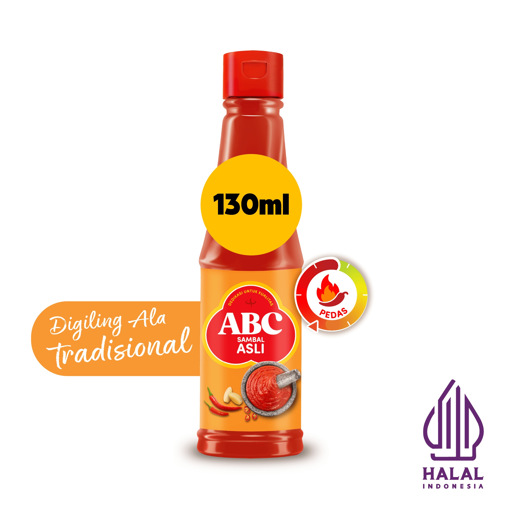 Abc SAMBAL AYAM GORENG Kemasan Botol Isi 130ML