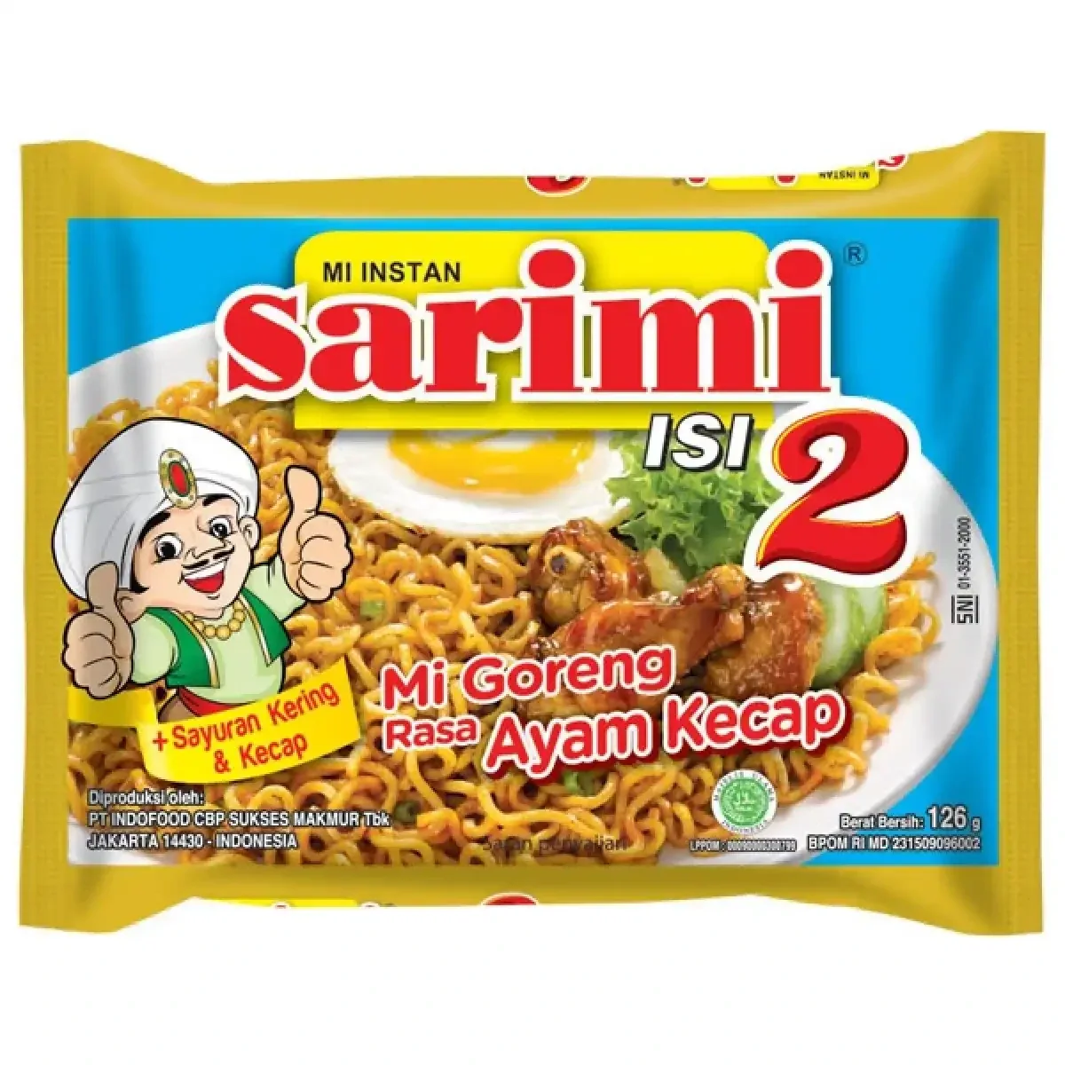 Mie Instan, Sarimi Goreng Rasa Ayam Kecap 126gr