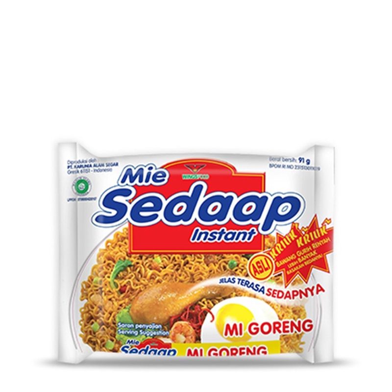 Mie Instan, Mie Sedaap Goreng Original 90gr