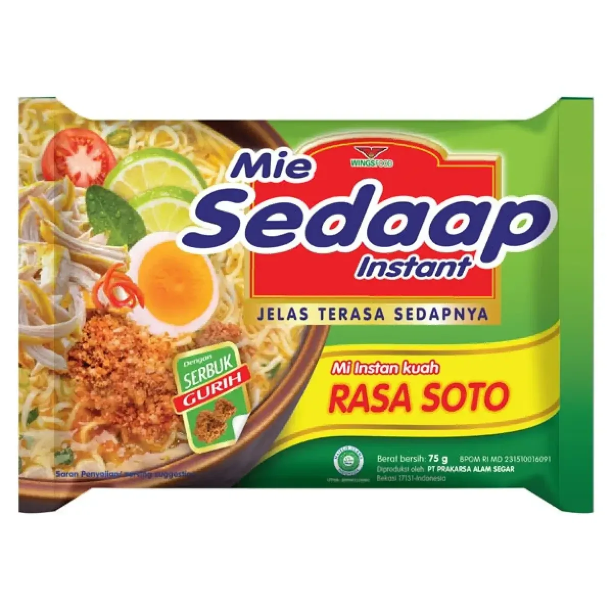 Mie Instan, Mie Sedaap Kuah Rasa Soto 77gr
