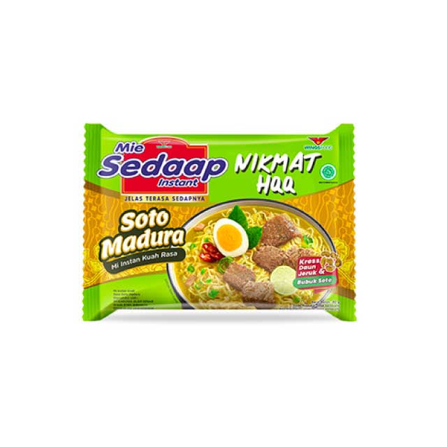 Mie Instan, Mie Sedaap Kuah Rasa Soto Madura 82gr