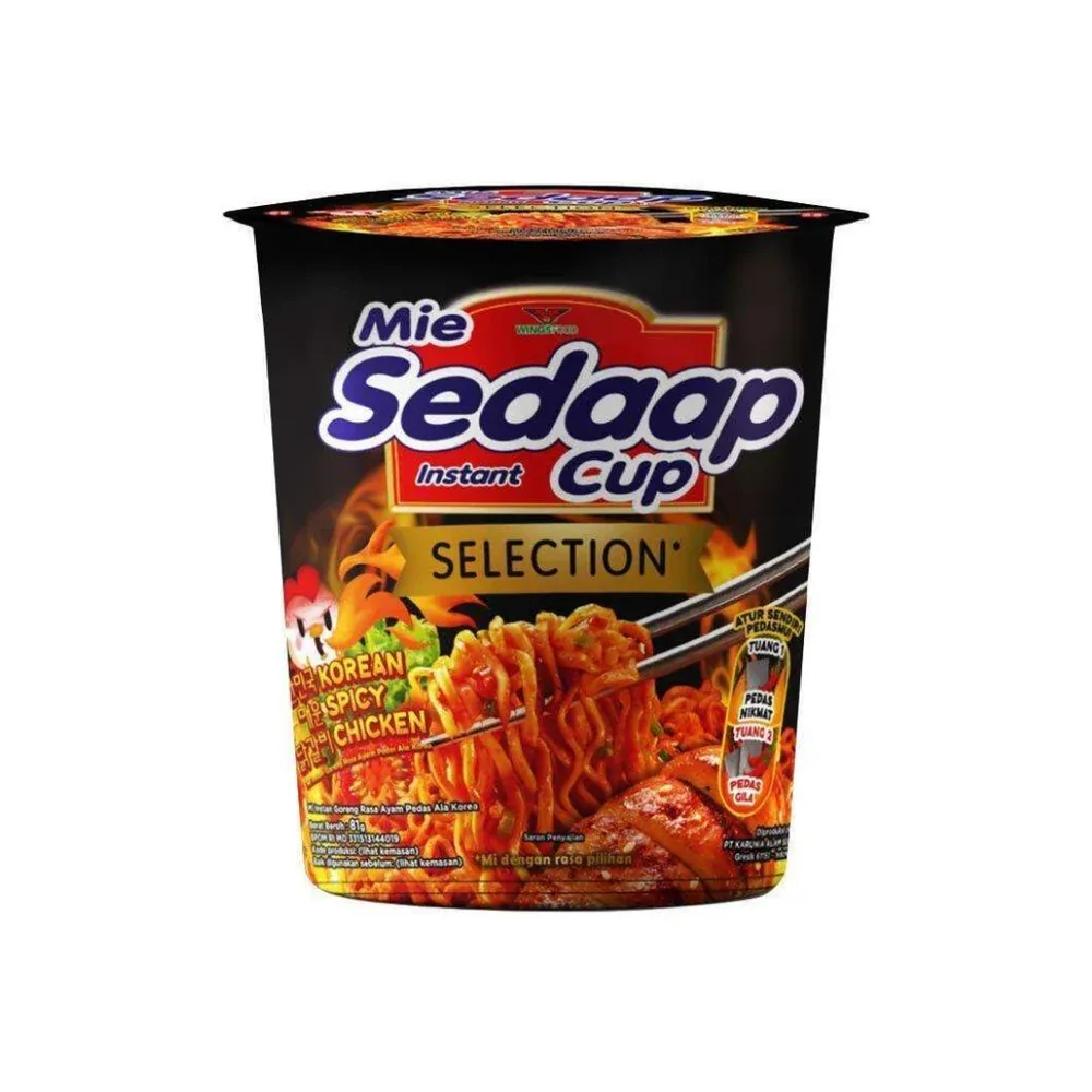 Mie Instan, Mie Sedaap CUP Goreng KOREAN SPICY CHICKEN 85gr