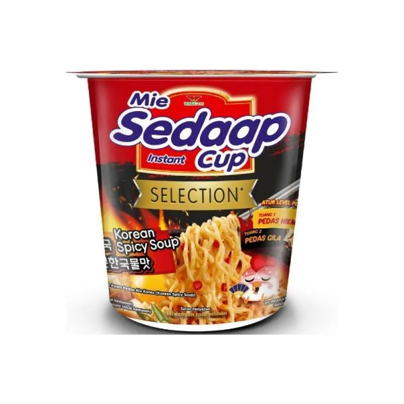 Mie Instan, Mie Sedaap CUP KOREAN SPICY SOUP 75gr