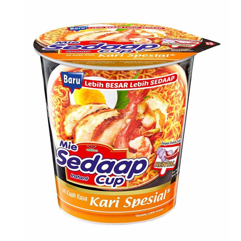 Mie Instan, Mie Sedaap CUP RASA KARI SPC 75gr