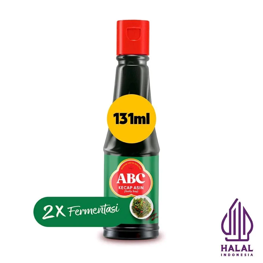 Kecap Asin ABC Kemasan Botol Isi 130 ML